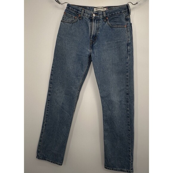 Vintage Levis 505 Jeans Mens 30x30 Made USA Regular Fit Straight Leg 90s Denim - Picture 1 of 14